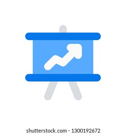 Strategy Icon Vector Illustration in Flat Style for Any Purpose