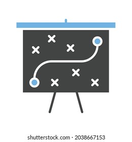 Strategy icon vector image. Can also be used for Entrepreneurship. Suitable for mobile apps, web apps and print media.