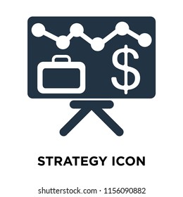 Strategy icon vector isolated on white background, Strategy transparent sign