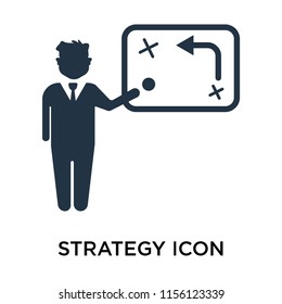 Strategy icon vector isolated on white background, Strategy transparent sign
