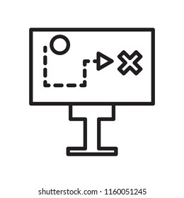 Strategy icon vector isolated on white background, Strategy transparent sign