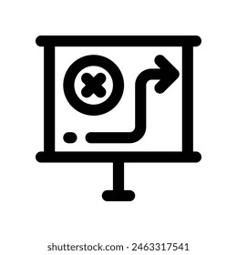 strategy icon. vector line icon for your website, mobile, presentation, and logo design.
