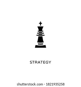Strategy icon in vector. Logotype