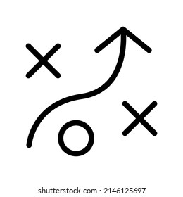Strategy Icon Vector Symbol Design Illustration