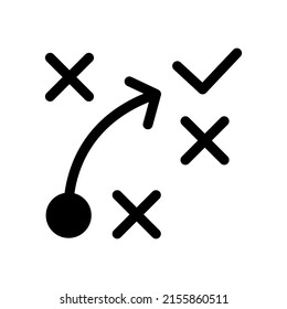 Strategy Icon Vector Symbol Design Illustration