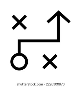 Strategy Icon Vector Symbol Design Illustration