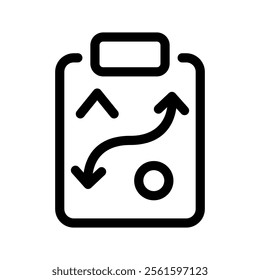 Strategy Icon Vector Symbol Design Illustration