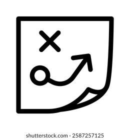Strategy Icon Vector Symbol Design Illustration