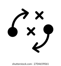 Strategy Icon Vector Symbol Design Illustration
