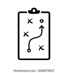Strategy icon, Strategy vector thin line icon, Vector illustration design.