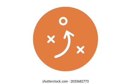 strategy icon vector from web design collection. Linear symbol for use on web and mobile apps, logo, print media