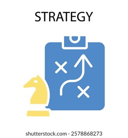 Strategy icon. vector.Editable stroke.linear style sign for use web design,logo.Symbol illustration.