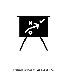 ícone de estratégia web design no vetor