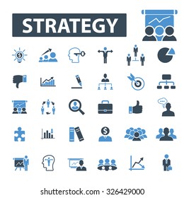 iconos de estrategia
