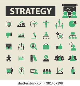 iconos de estrategia
