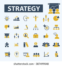 iconos de estrategia
