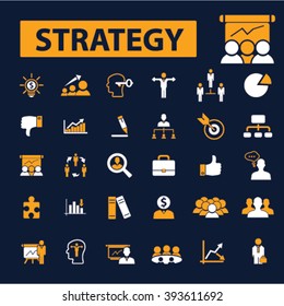 iconos de estrategia
