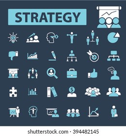 iconos de estrategia
