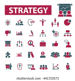iconos de estrategia
