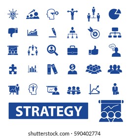 iconos de estrategia
