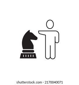 Strategy icons  symbol vector elements for infographic web