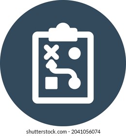  Strategy Isolated Vector icon which can easily modify or edit

