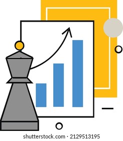 Strategy Isolated Vector Illustration which can be easily Download