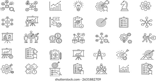 Bearbeitbare Symbole für die Strategiezeile