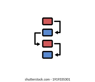 Strategy line icon. Vector symbol in trendy flat style on white background. Business sing for design.