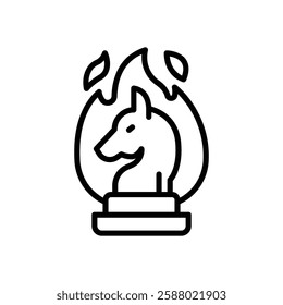 strategy line icon. vector icon for your website, mobile, presentation, and logo design.