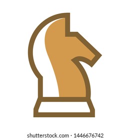 Strategy logo template vector horse icon design