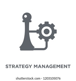 strategy Management icon. strategy Management design concept from Strategy 50 collection. Simple element vector illustration on white background.