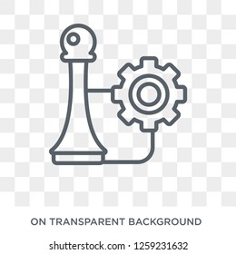 strategy Management icon. strategy Management design concept from Strategy 50 collection. Simple element vector illustration on transparent background.