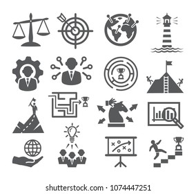 Strategy and Management icons