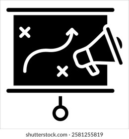 Strategy Marketing Icon Element For Design