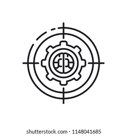 Strategy Modern Simple Outline Vector Icon