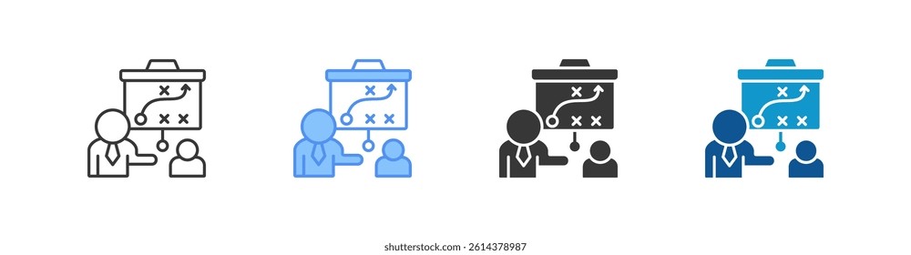 Strategy Multi Style Icon Sheet