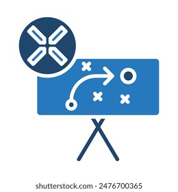 Strategy Nexus icon line vector illustration