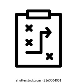 strategy plan icon or logo isolated sign symbol vector illustration - high quality black style vector icons
