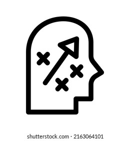 strategy plan icon or logo isolated sign symbol vector illustration - high quality black style vector icons
