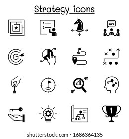 Vektorillustration-Grafik-Design für Strategie und Planen
