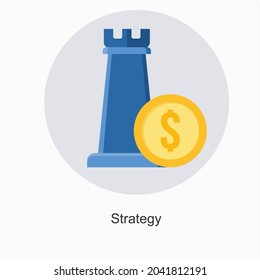 Strategy or Planning Icon Concept 