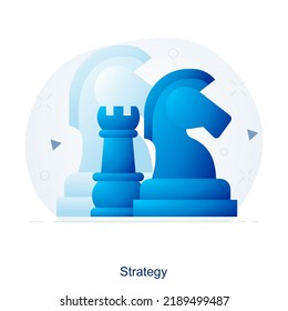 Concepto De Icono De Estrategia Y Planificación