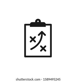 strategy planning icon design. vector illustration
