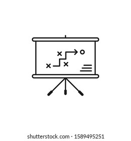 strategy planning icon design. vector illustration