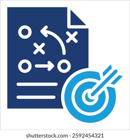 Strategy Planning Icon Element For Design