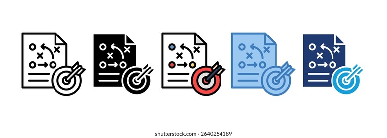 Strategy Planning Icon Element For Design