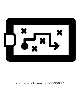 Strategy simple icon vector illustration for ui ux needs