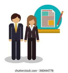 strategy and solutions design, vector illustration eps10 graphic 