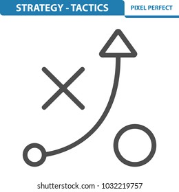 Strategy - Tactics Icon. Professional, pixel perfect icons optimized for both large and small resolutions. EPS 8 format. 12x size for preview.
